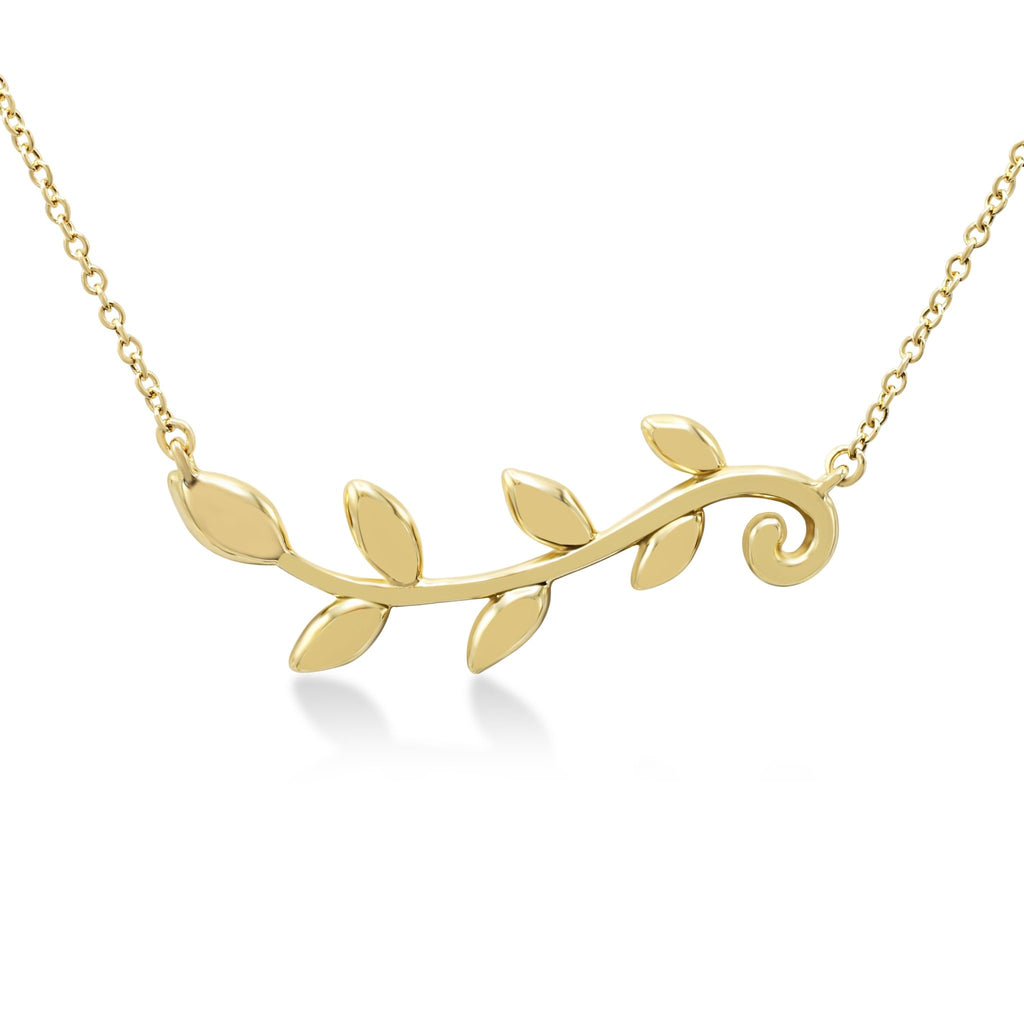 used Tiffany Paloma Picasso Olive Leaf Vine Pendant Necklace