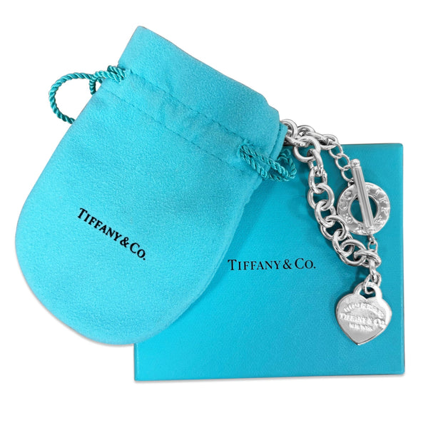 Pre-Loved Tiffany Return To Tiffany Heart Tag Necklace I S&R