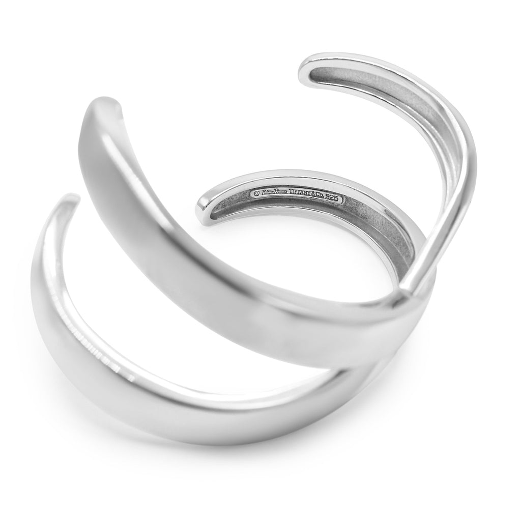 used Tiffany Silver Paloma Picasso Graffiti X Cuff Bangle
