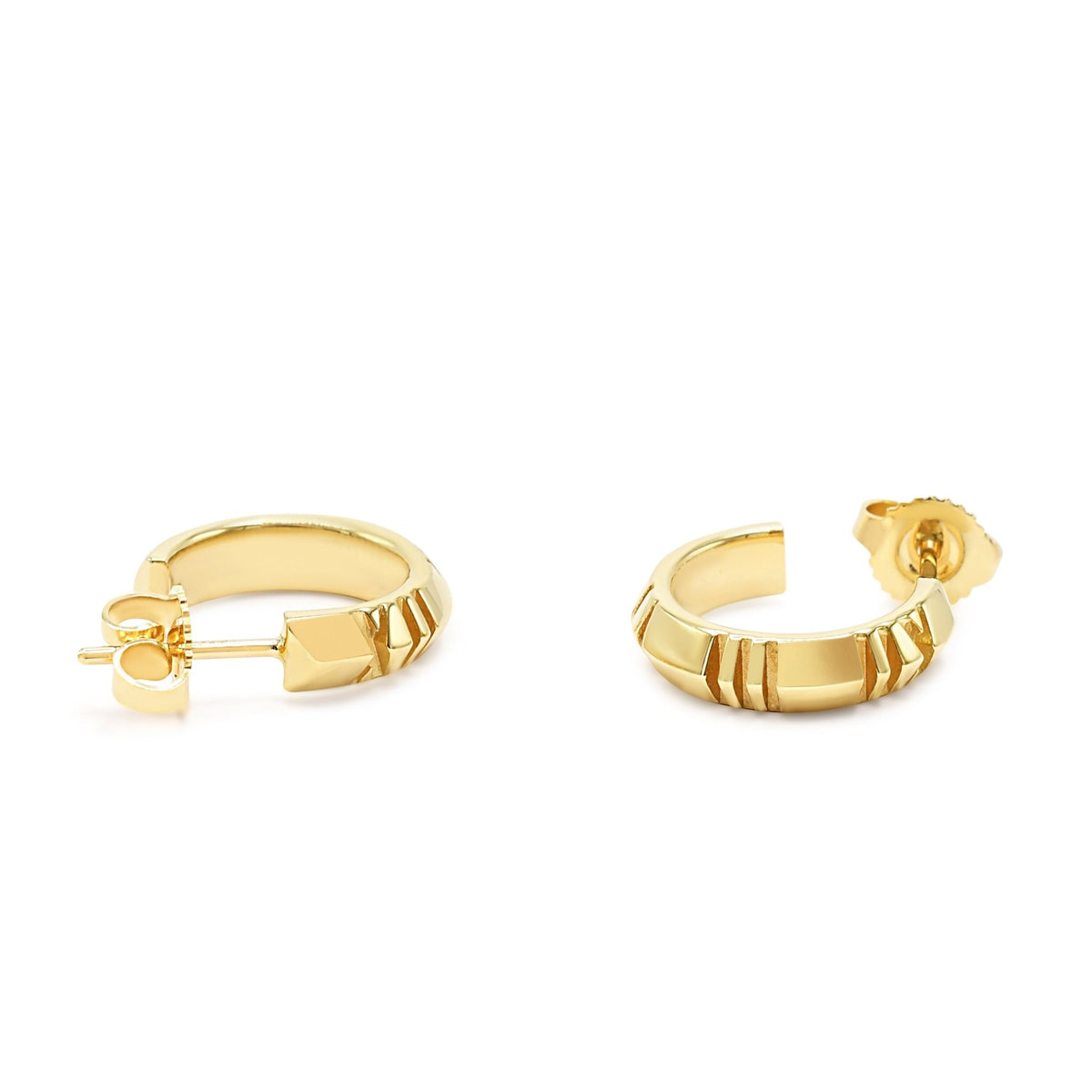 Pre-Owned Tiffany Small Atlas X Hoop Earrings I S&R
