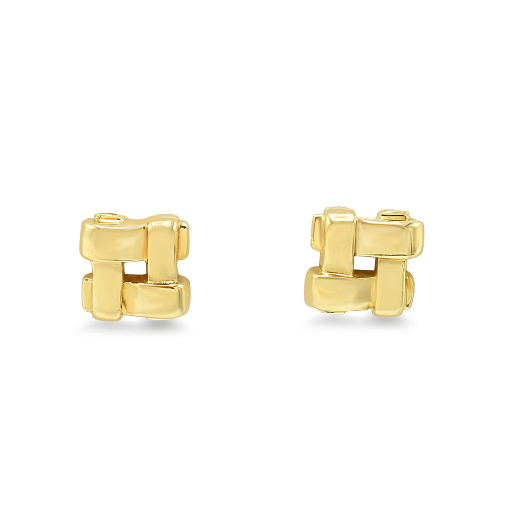 used Tiffany Stud Earrings - 18ct Yellow Gold