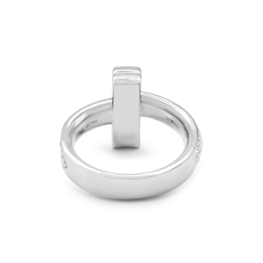 used Tiffany T T1 Ring With Diamonds 18ct White Gold