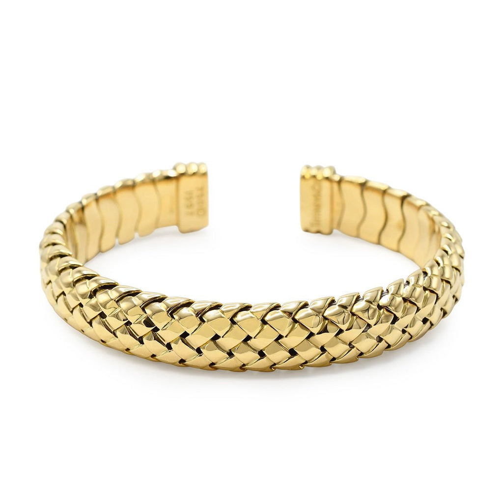 used Tiffany Weave Design Sprung Bangle