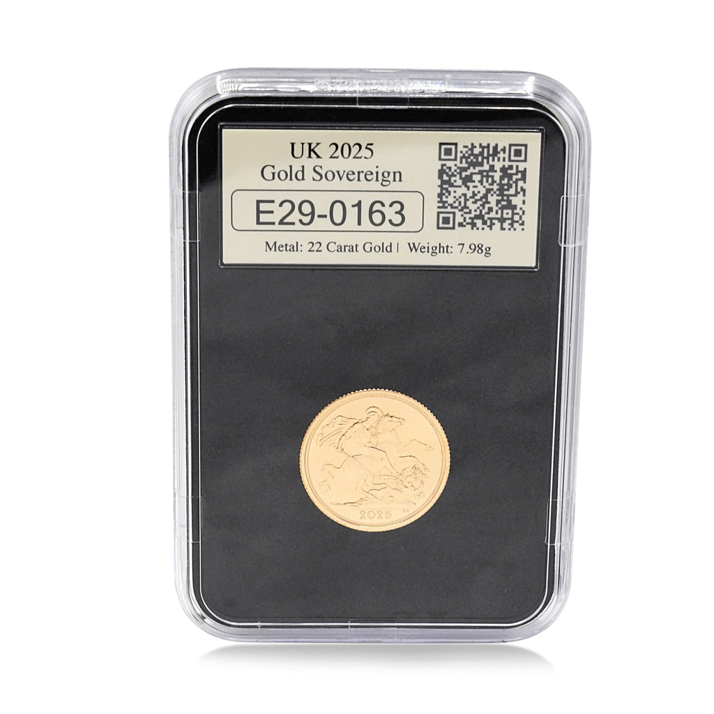 used UK 2025 Gold Sovereign King's Birthday DateStamp™ Issue