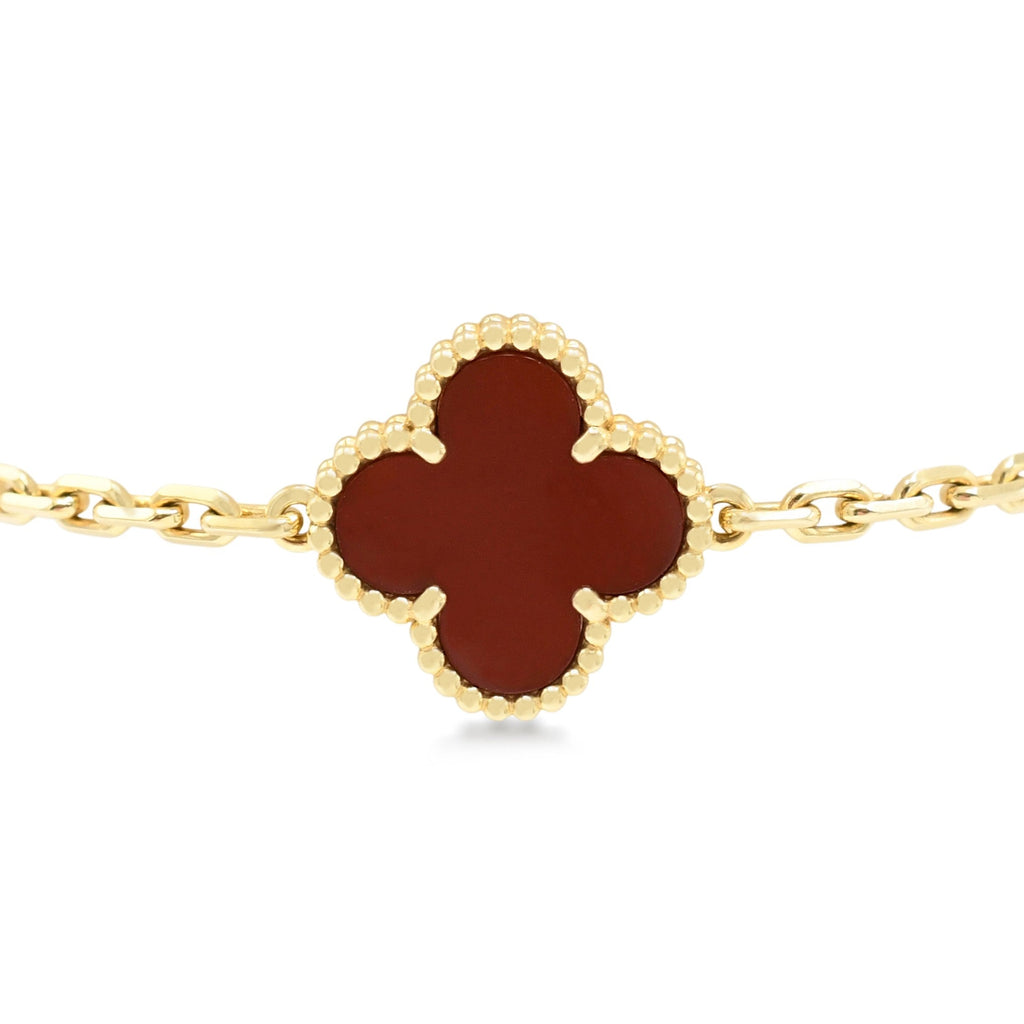 used Van Cleef & Arpels Alhambra 5 Motifs Bracelet - 18ct Yellow Gold