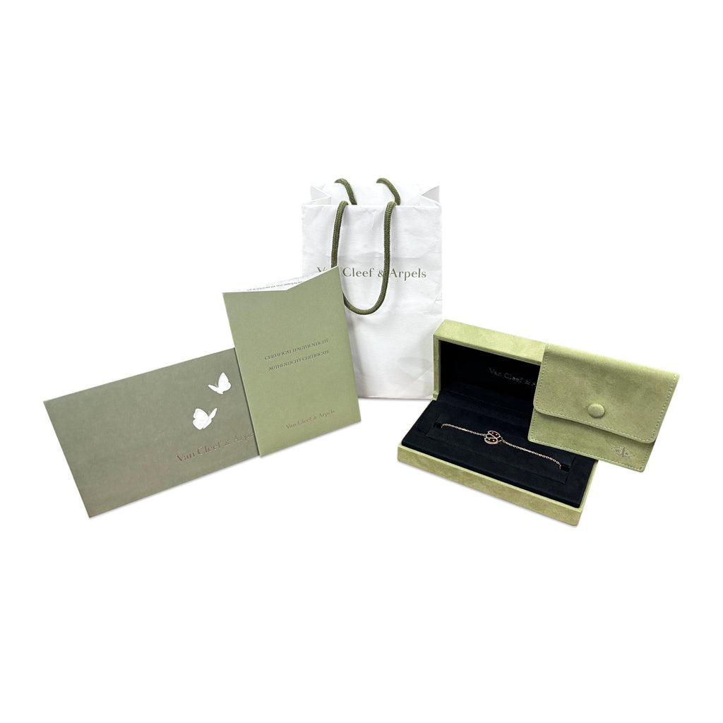 used Van Cleef & Arpels Lucky Spring Bracelet, Open Wings Ladybug