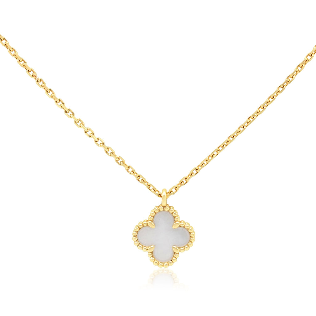 used Van Cleef & Arpels MOP Sweet Alhambra Pendant Necklace - 18ct Yellow Gold