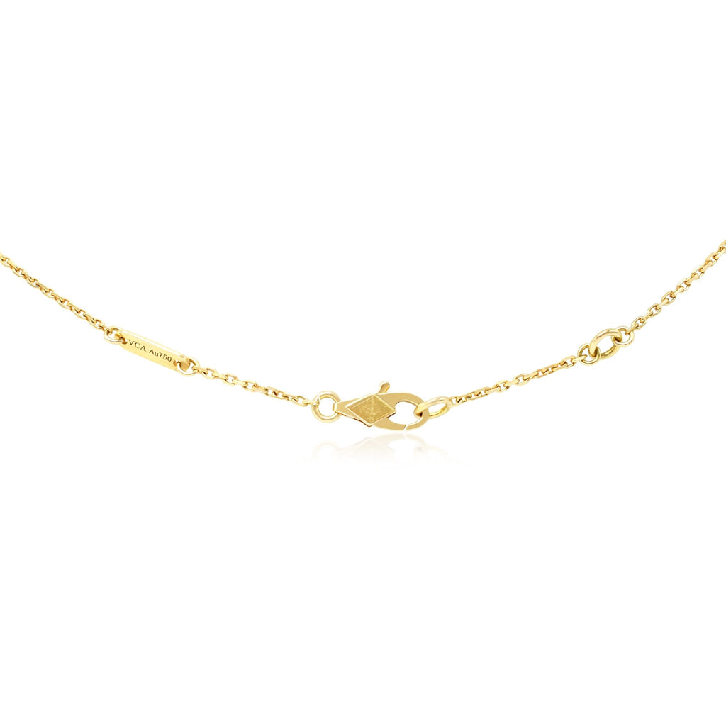 used Van Cleef & Arpels MOP Sweet Alhambra Pendant Necklace - 18ct Yellow Gold