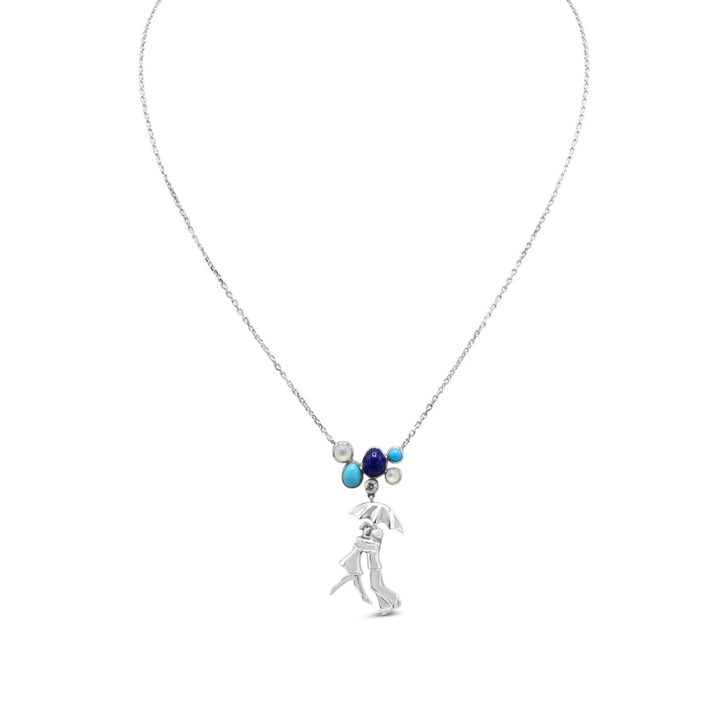 used Van Cleef & Arpels Romance A Paris Pendant Necklace - 18ct White Gold