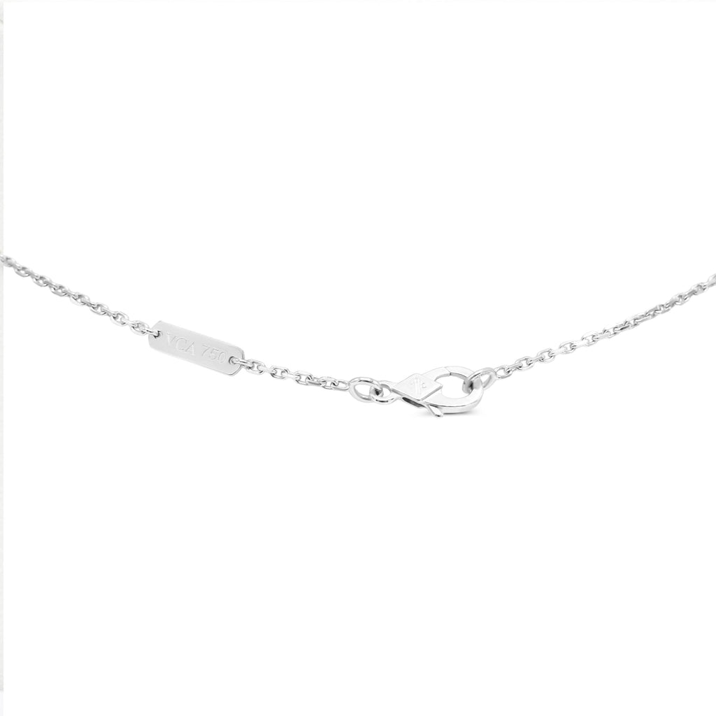 used Van Cleef & Arpels Romance A Paris Pendant Necklace - 18ct White Gold