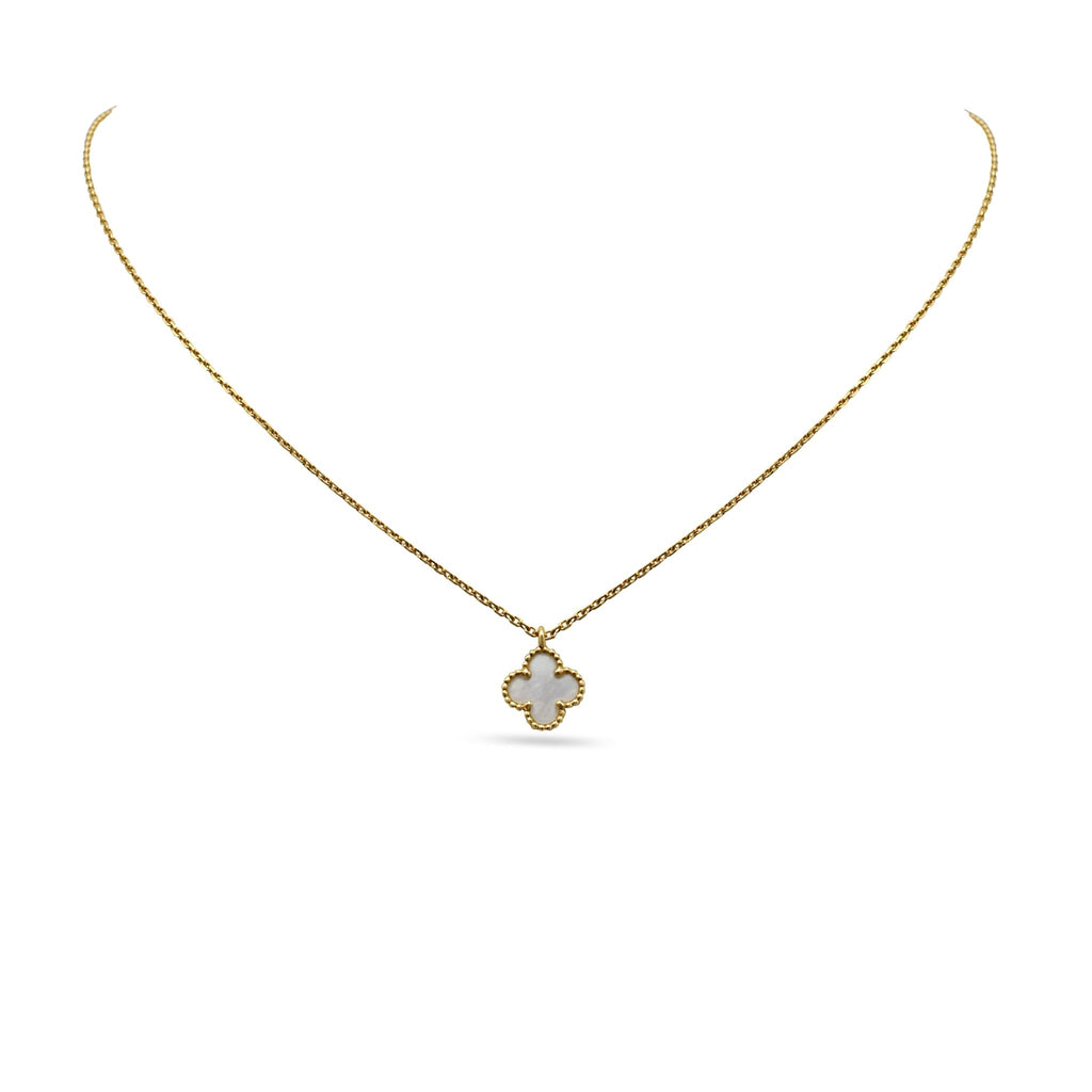 used Van Cleef & Arpels Sweet Alhambra MOP Necklace - 18ct Yellow Gold