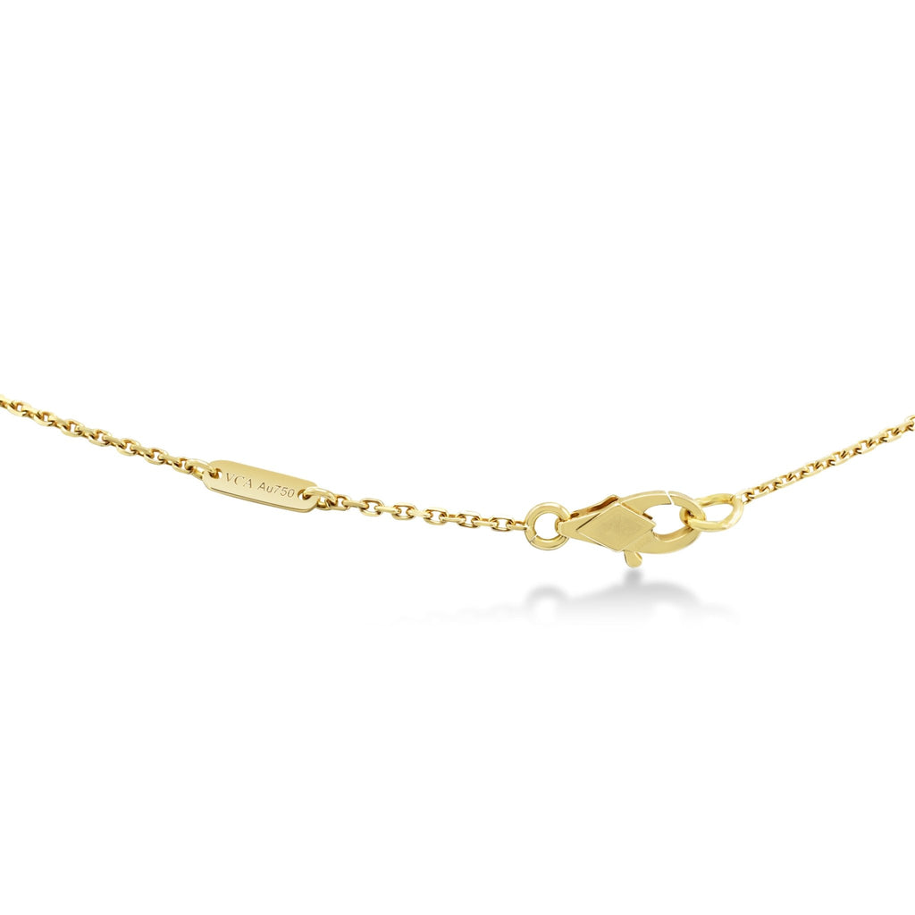 used Van Cleef & Arpels Sweet Alhambra MOP Necklace - 18ct Yellow Gold