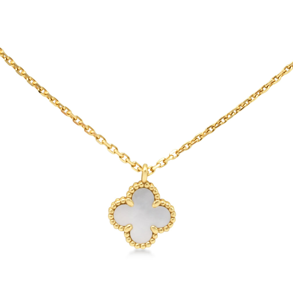 used Van Cleef & Arpels Sweet Alhambra MOP Necklace - 18ct Yellow Gold
