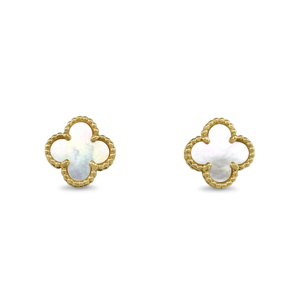 used Van Cleef & Arpels Sweet Alhambra Mother Of Pearl Earstuds