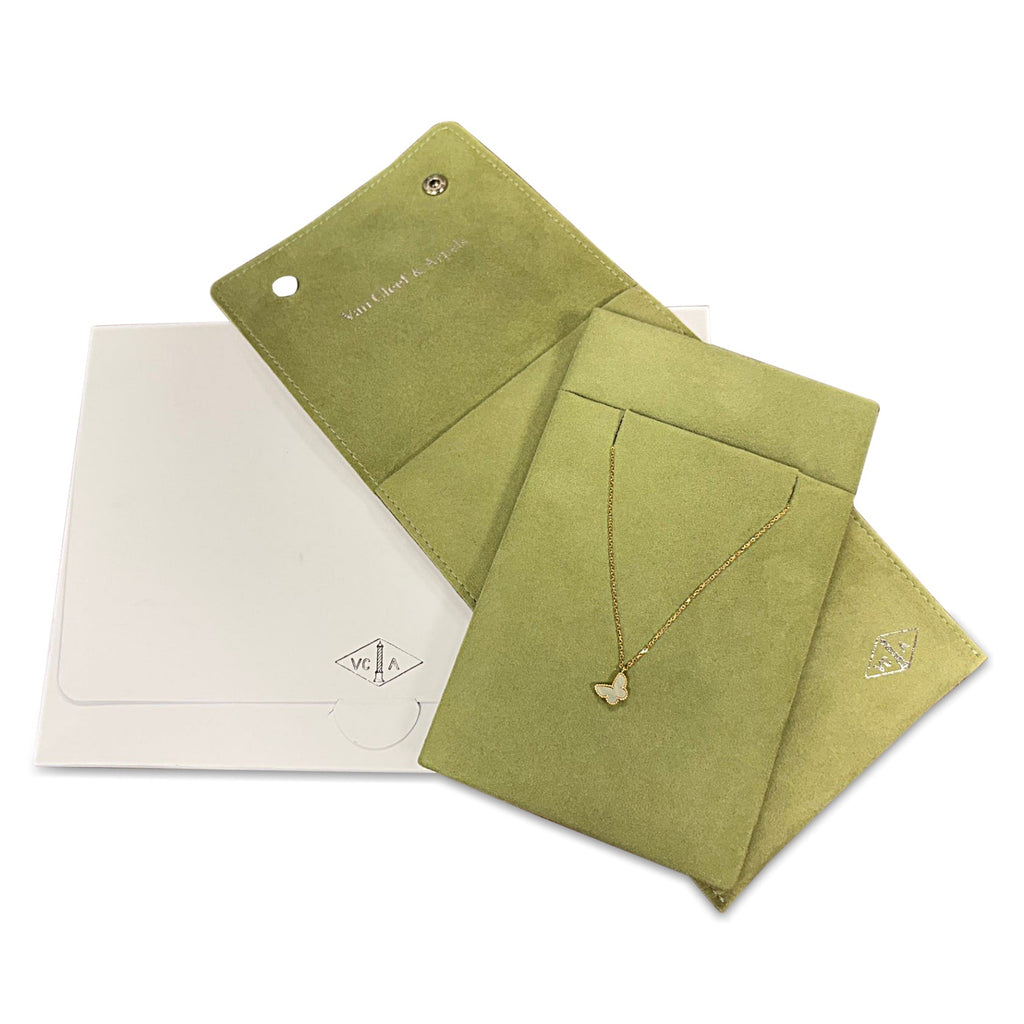 used Van Cleef & Arpels Sweet Butterflies Pendant Necklace - 18ct Yellow Gold