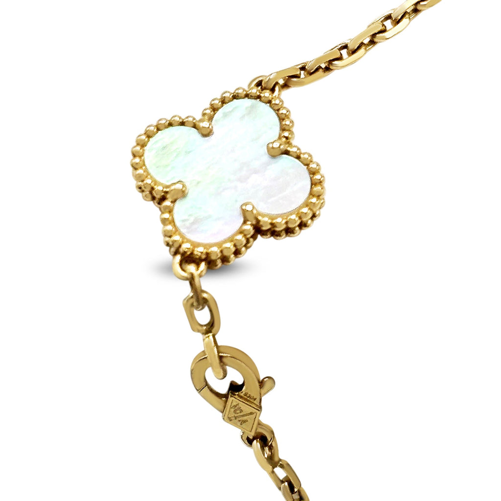 used Van Cleef & Arpels Vintage Alhambra 5 Motifs Bracelet