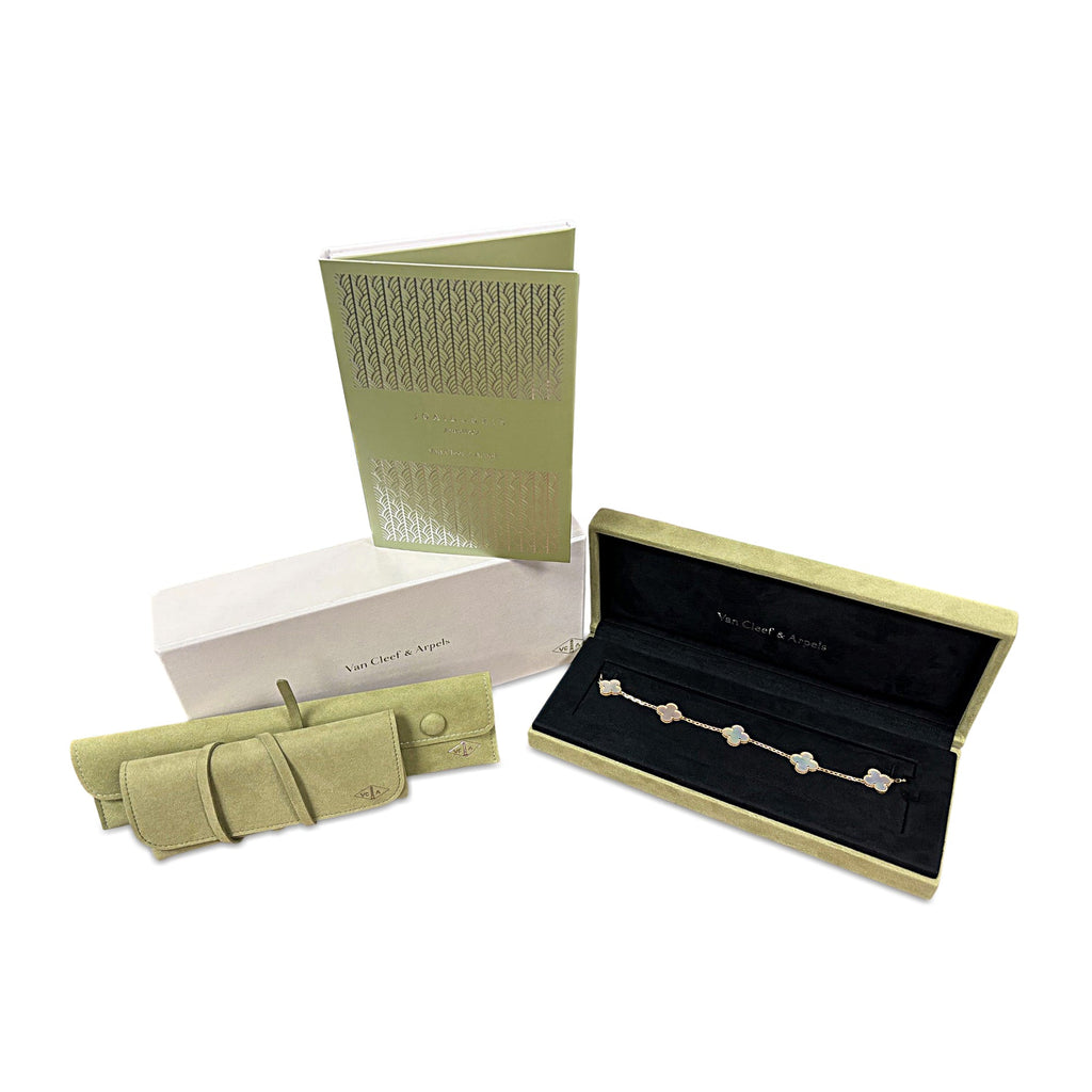 used Van Cleef & Arpels Vintage Alhambra 5 Motifs Bracelet