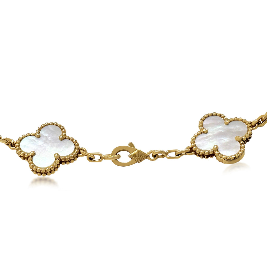 used Van Cleef & Arpels Vintage Alhambra 5 Motifs Bracelet