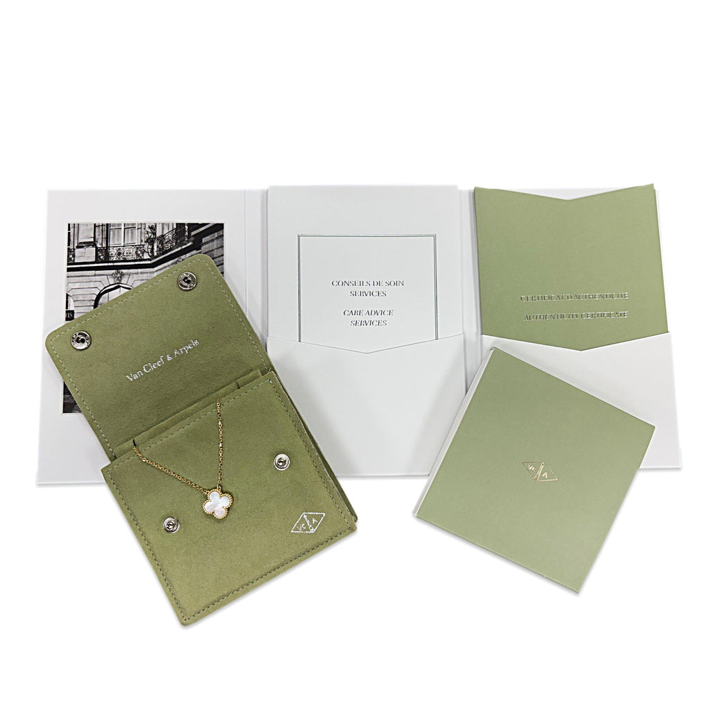 used Van Cleef & Arpels Vintage Alhambra MOP Pendant Necklace