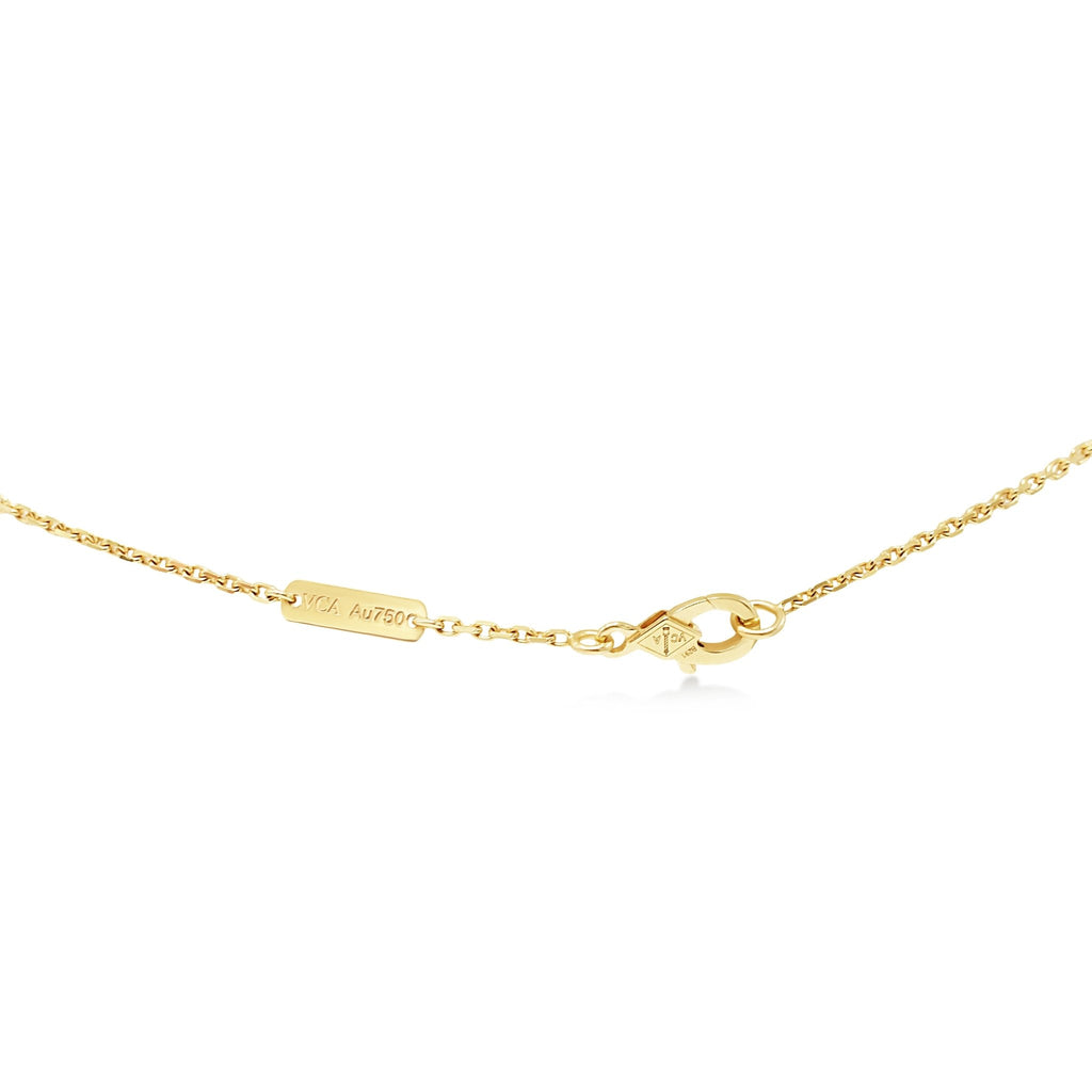 used Van Cleef & Arpels Vintage Alhambra MOP Pendant Necklace