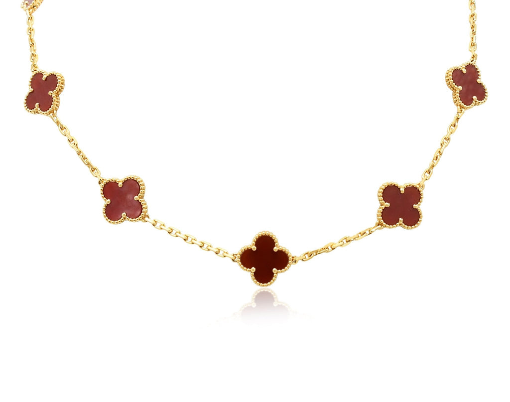 used Van Cleef & Arpels Vintage Alhambra Necklace, 10 Motifs