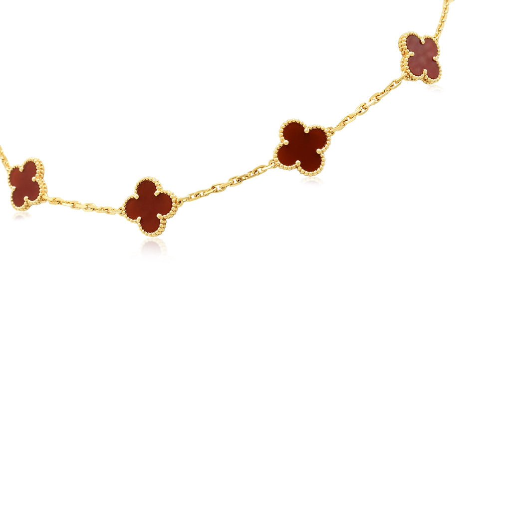 used Van Cleef & Arpels Vintage Alhambra Necklace, 10 Motifs