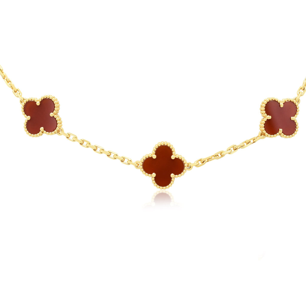 used Van Cleef & Arpels Vintage Alhambra Necklace, 10 Motifs