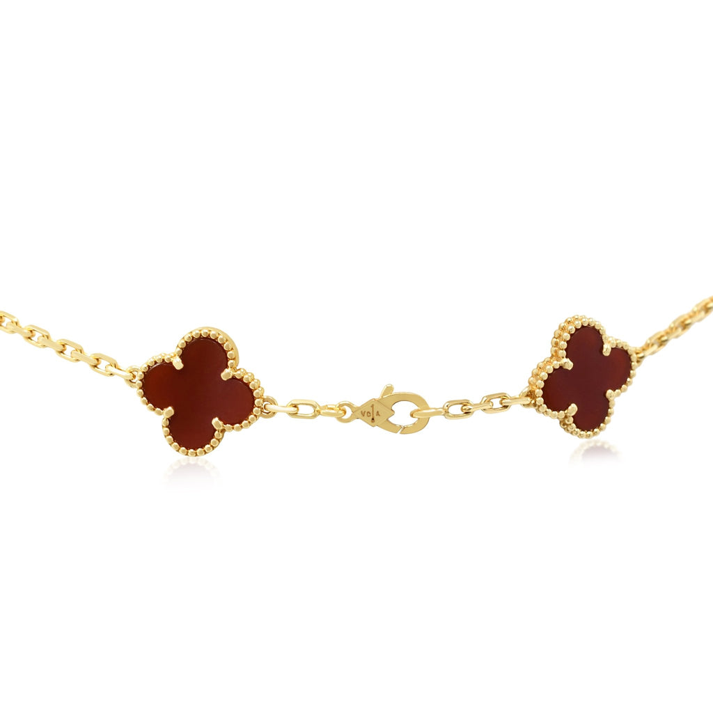 used Van Cleef & Arpels Vintage Alhambra Necklace, 10 Motifs