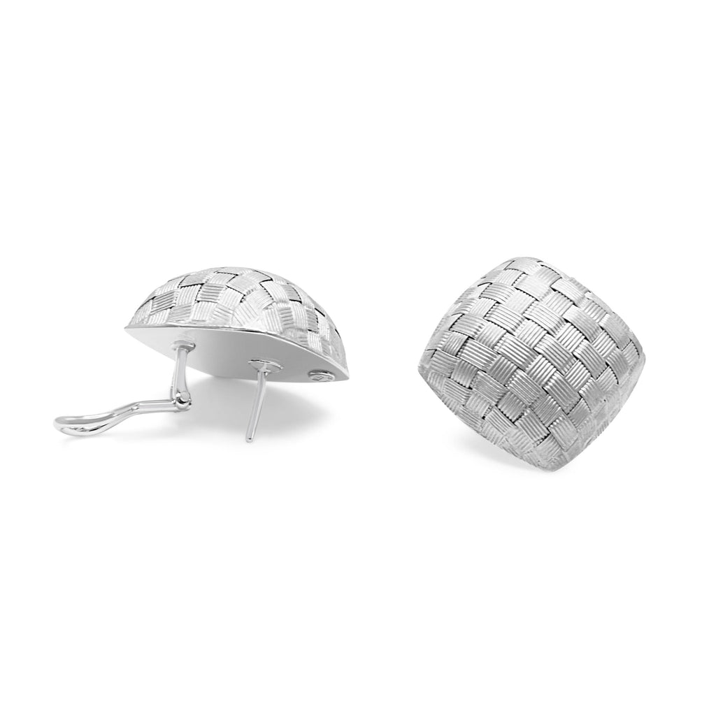 used Woven Design Matt / Polished Earrings