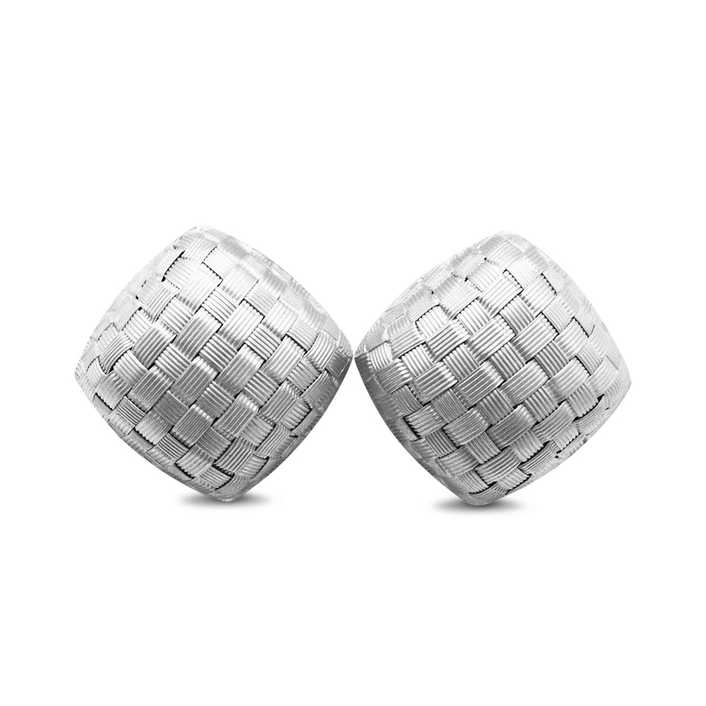 used Woven Design Matt / Polished Earrings
