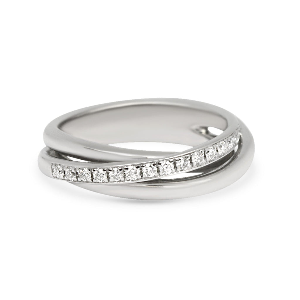 0 20Ct Diamond Half Eternity Ring