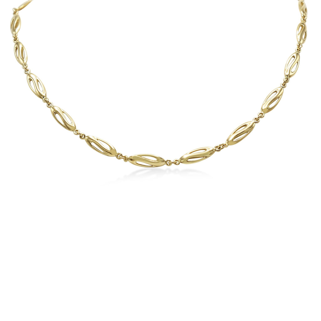 used 18ct Yellow Gold 20" Fancy Link Necklace