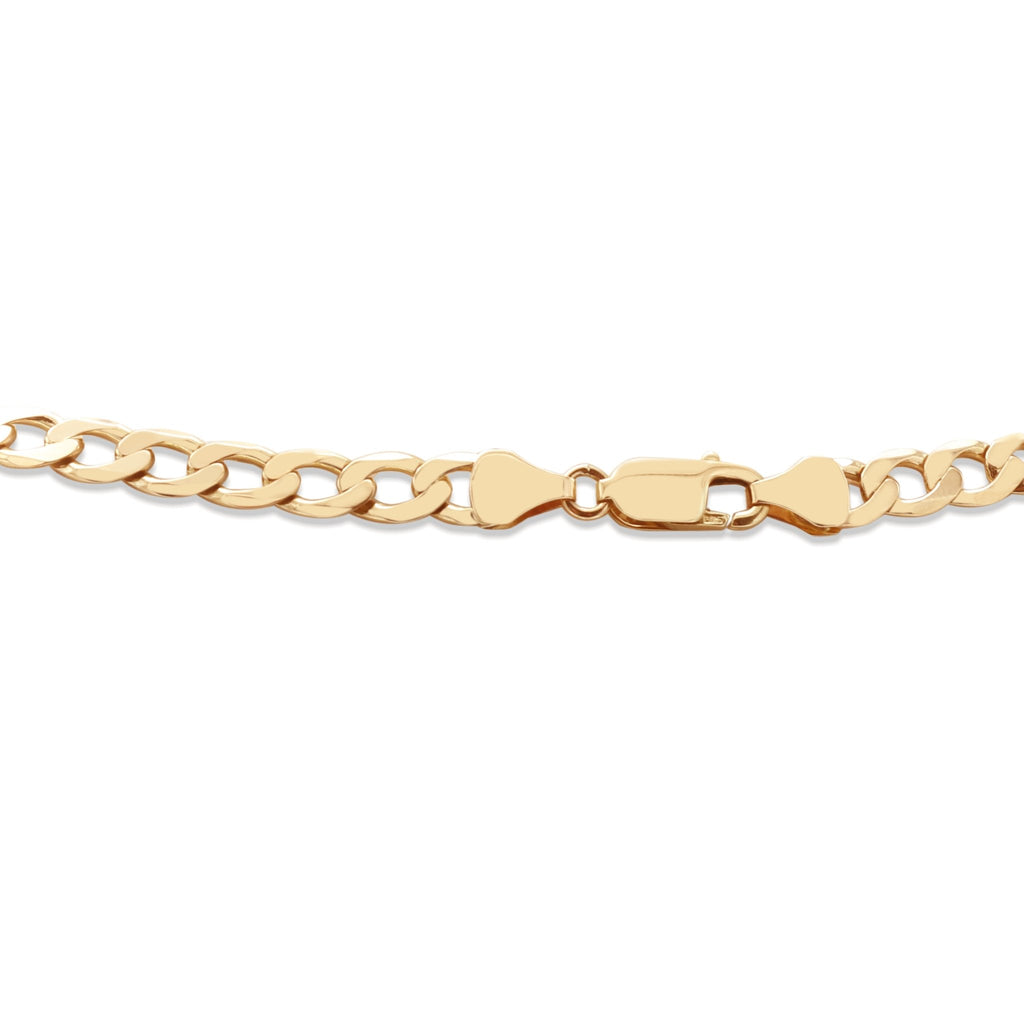 used 20" Curb Link Necklace - 9ct Yellow Gold