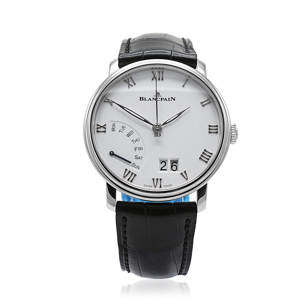 used Blancpain Villeret Large Date Jour Retrograde Watch