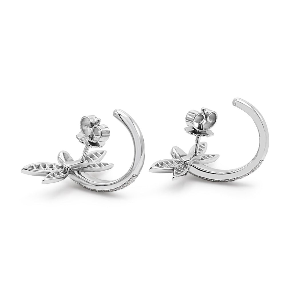 used Boodles 18ct Diamond Dragonfly Earrings