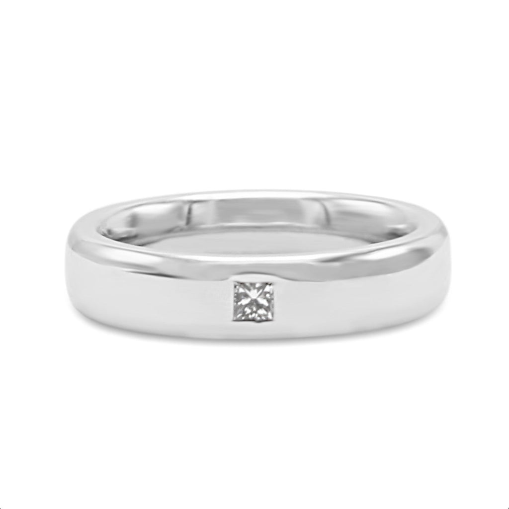 used Boodles 18ct White Gold Diamond Set Band Ring