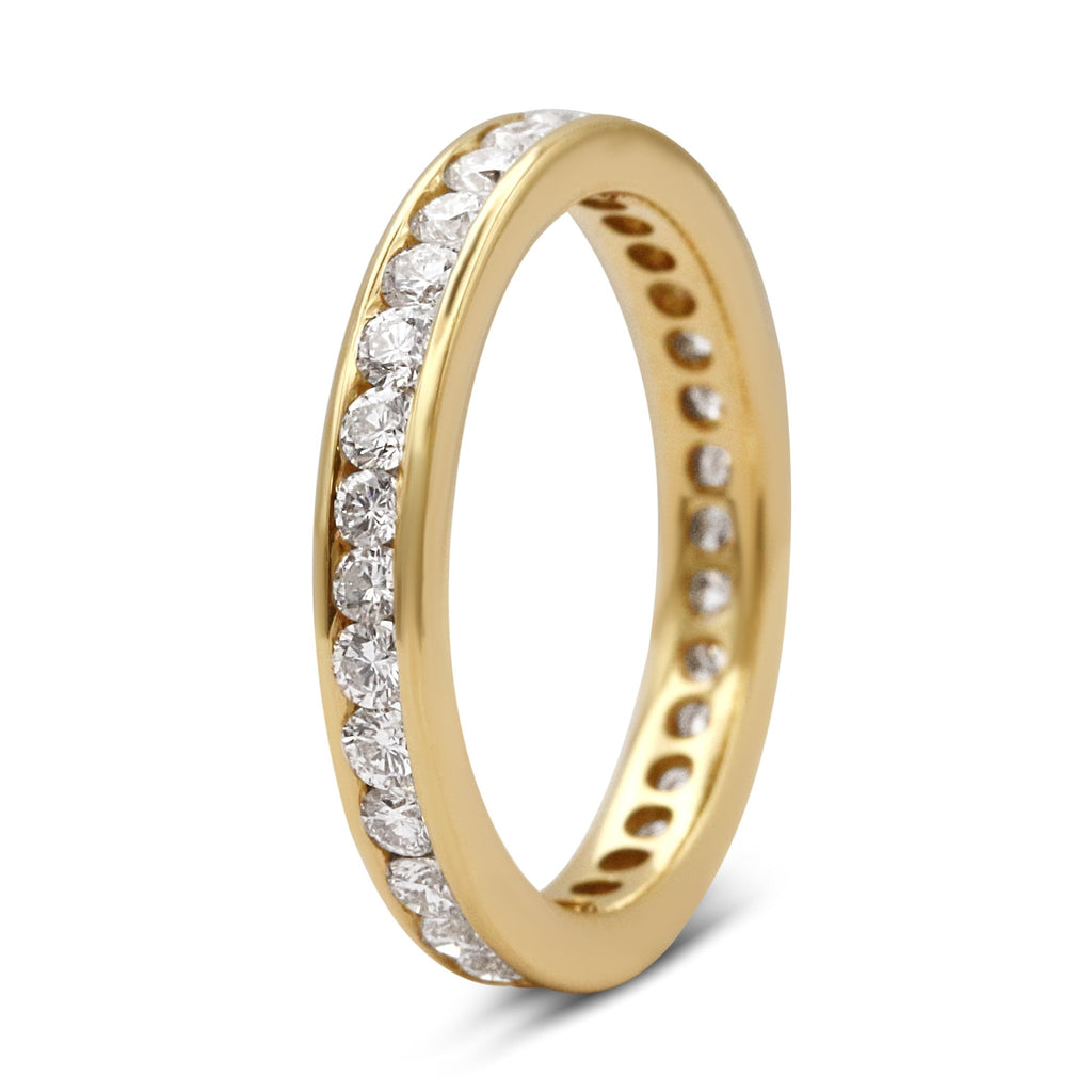 used Boodles Brilliant Cut Diamond Full Eternity Band Ring - 18ct Yellow Gold