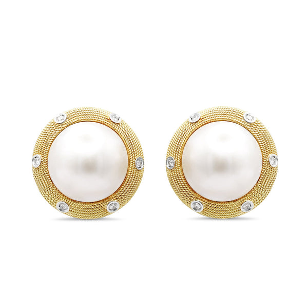 Boodles Cultured Pearl Diamond Earrings S&R
