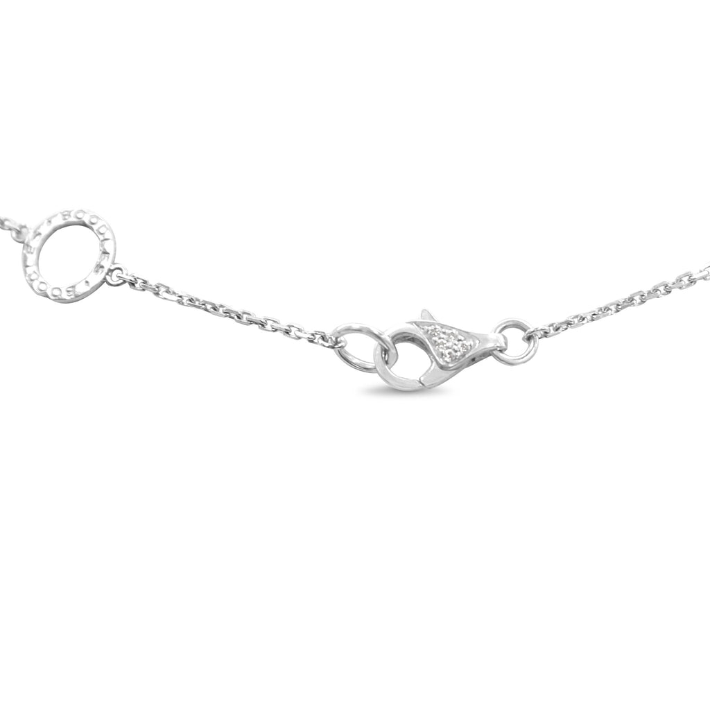 used Boodles Titania Design Pear & Brilliant Cut Diamond Pendant Necklace - Platinum