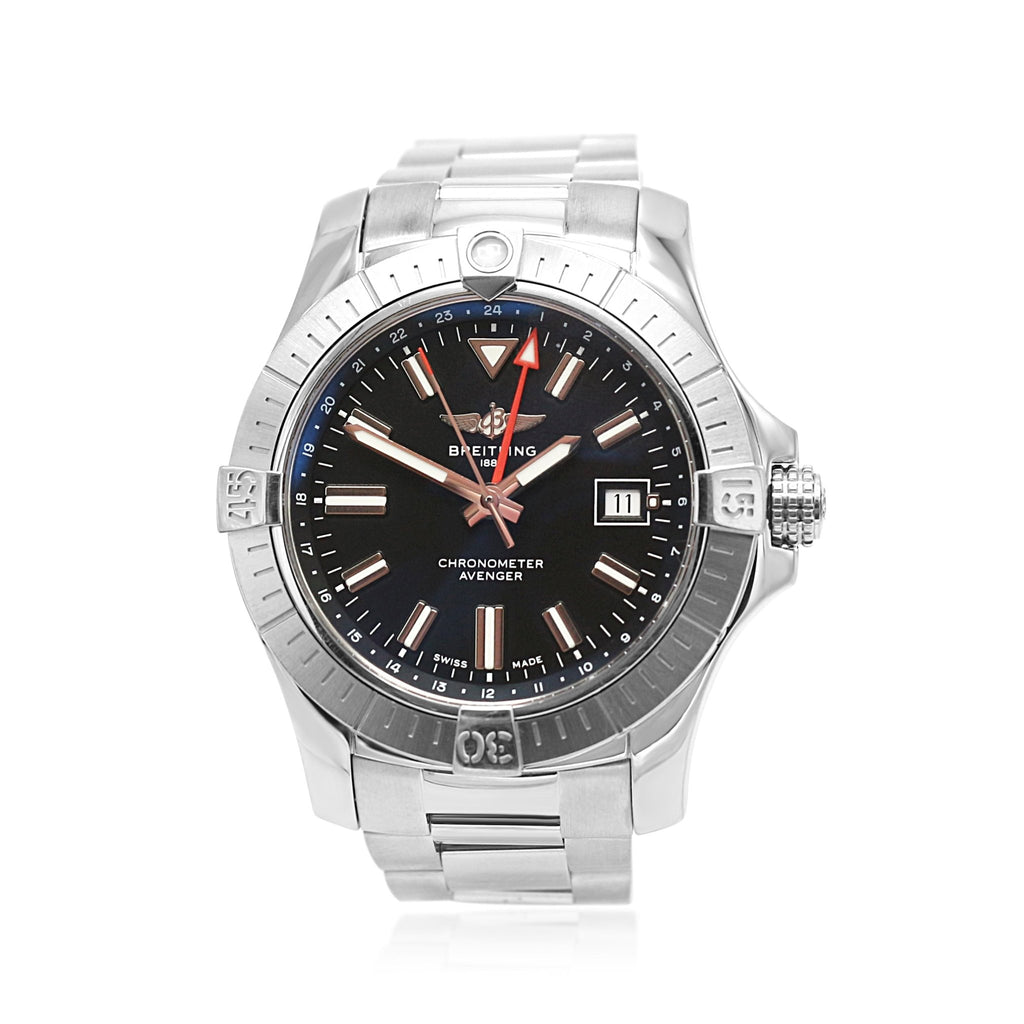 used Breitling Avenger Automatic GMT 43mm Steel Watch - Ref: A32397