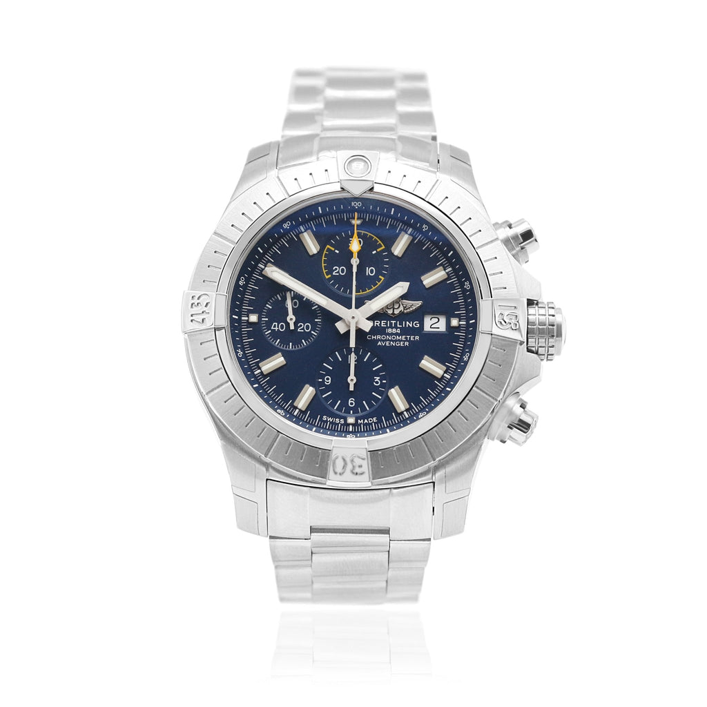 used Breitling Avenger Chronograph 45 Automatic Steel Watch Ref: A13317