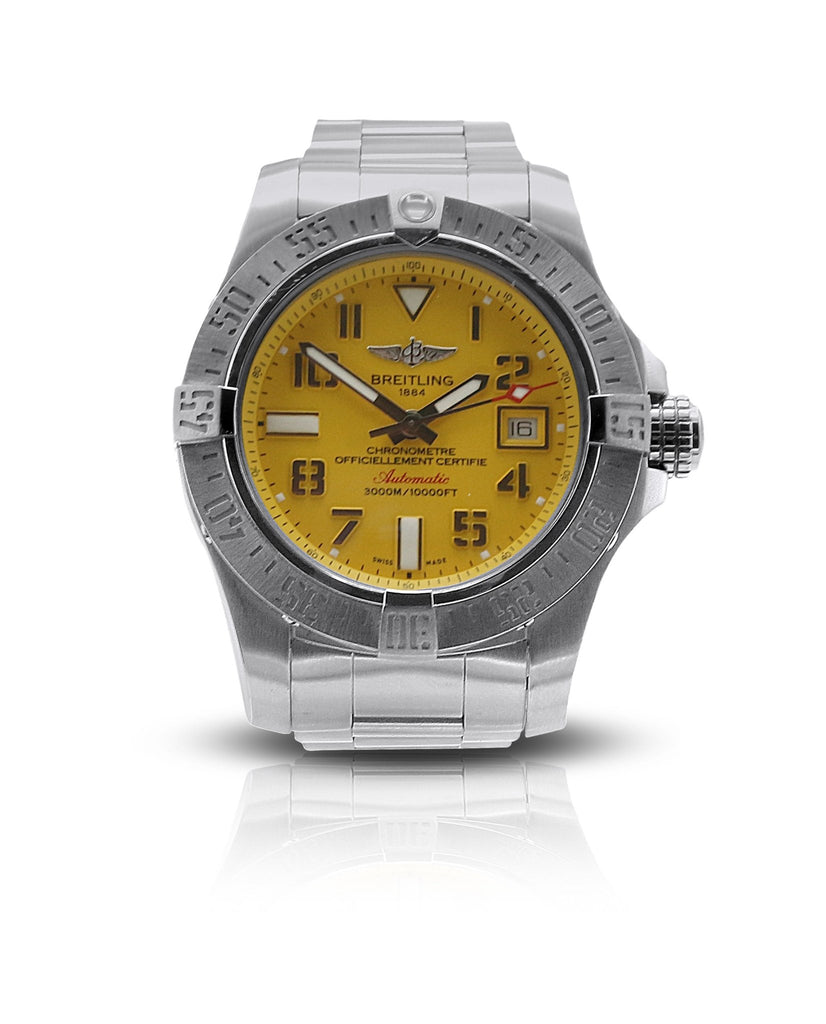 used Breitling Avenger II Seawolf 45mm Steel Watch - Ref: A17331