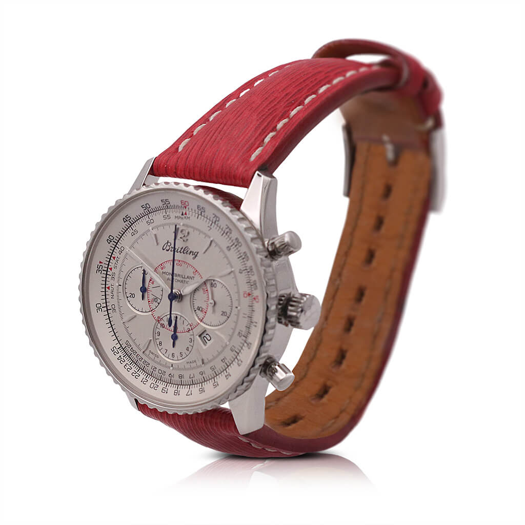 used Breitling Montbrillant Navitimer 38mm Automatic Watch - Steel