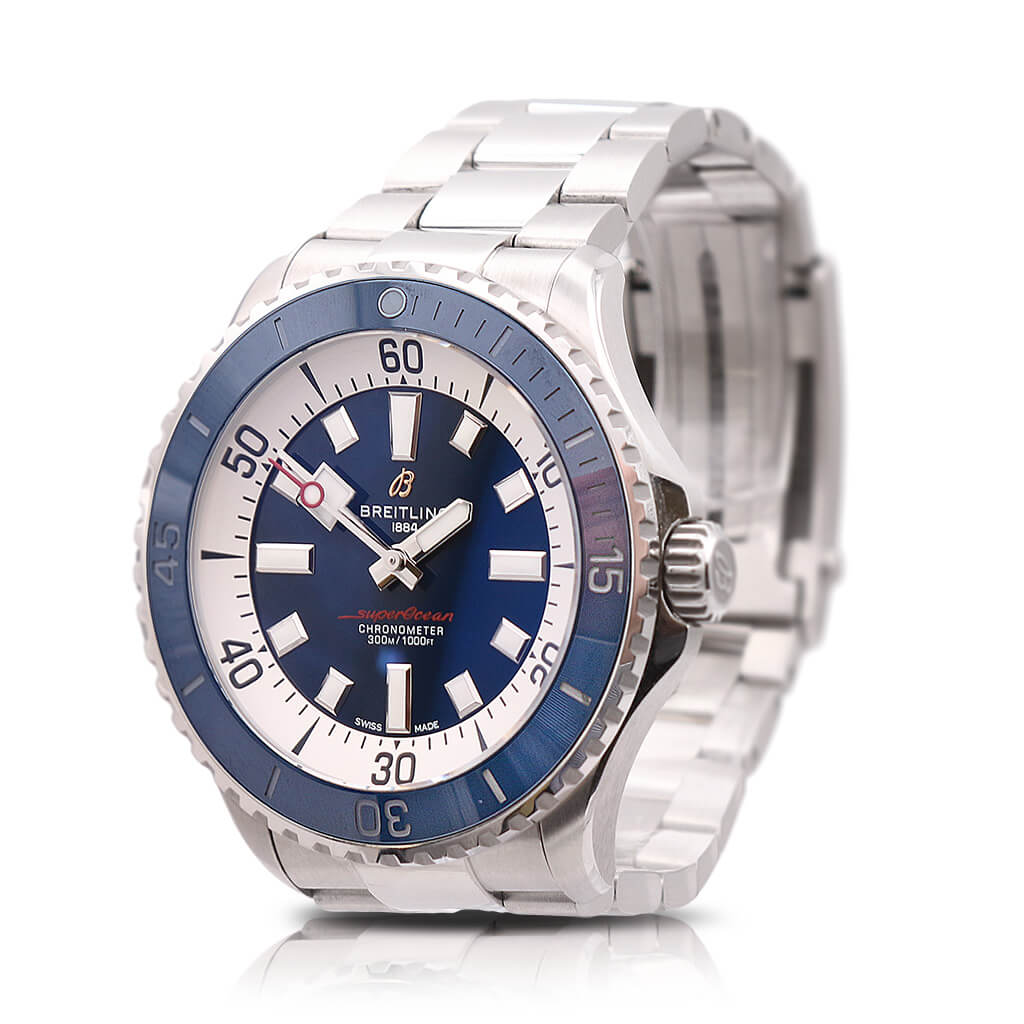 used Breitling SuperOcean Automatic 46mm Steel Watch - Ref: A17378
