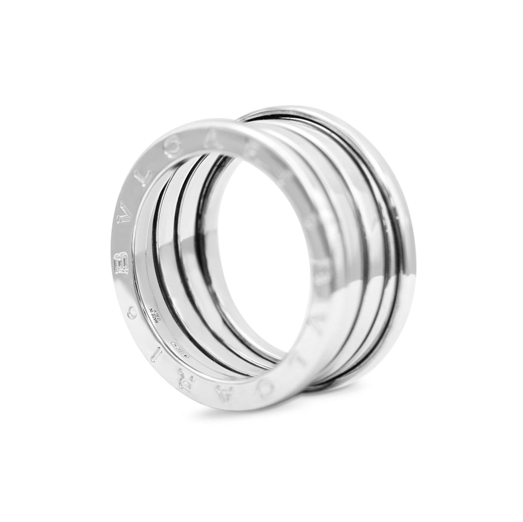 used Bvlgari B.Zero1 Four-Band Ring Size 59 - 18ct White Gold