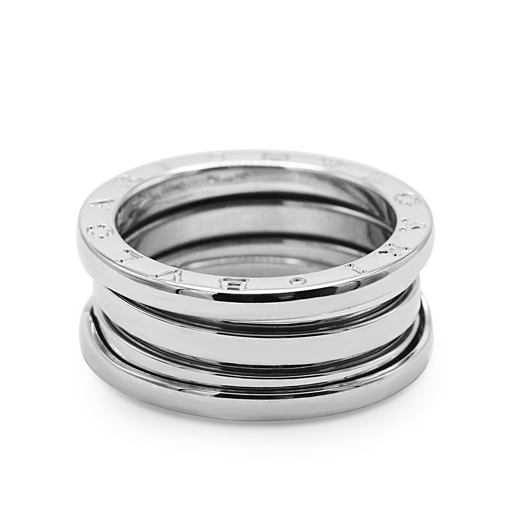 used Bvlgari B.Zero1 Three Band Ring - White Gold