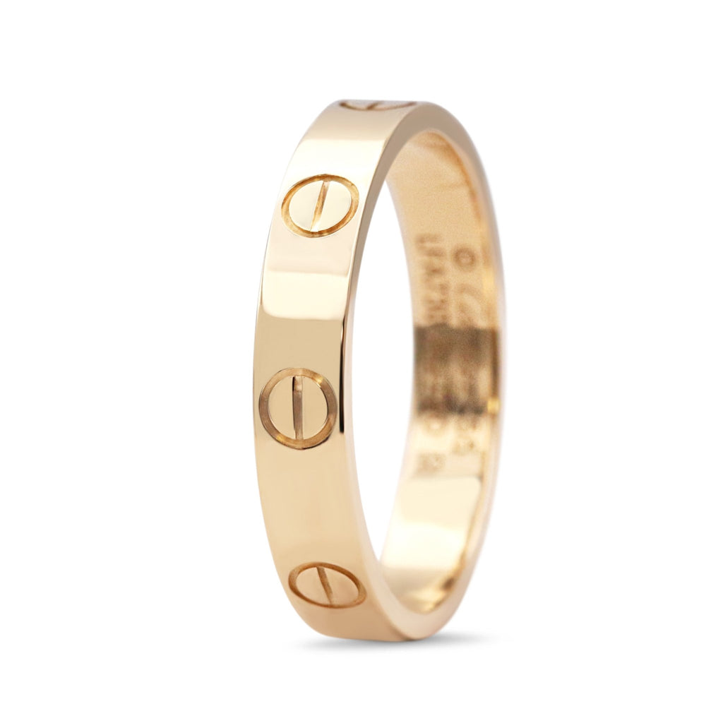 used Cartier 3.6mm Love Ring Size 54 - 18ct Yellow Gold