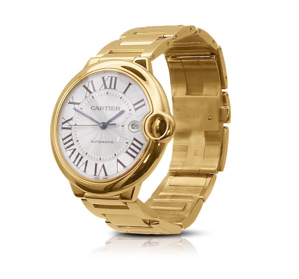 used Cartier Ballon Bleu 18ct 42mm Automatic Bracelet Watch - Ref: 2998