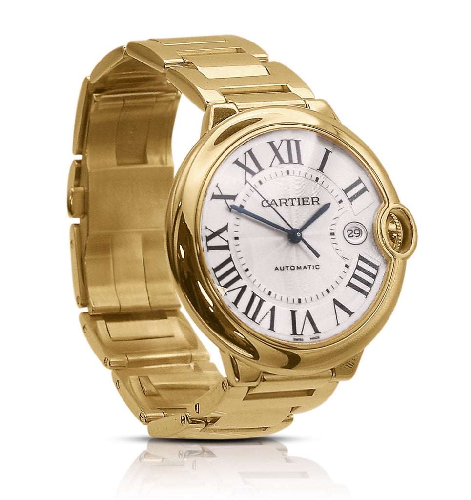 used Cartier Ballon Bleu 18ct 42mm Automatic Bracelet Watch - Ref: 2998