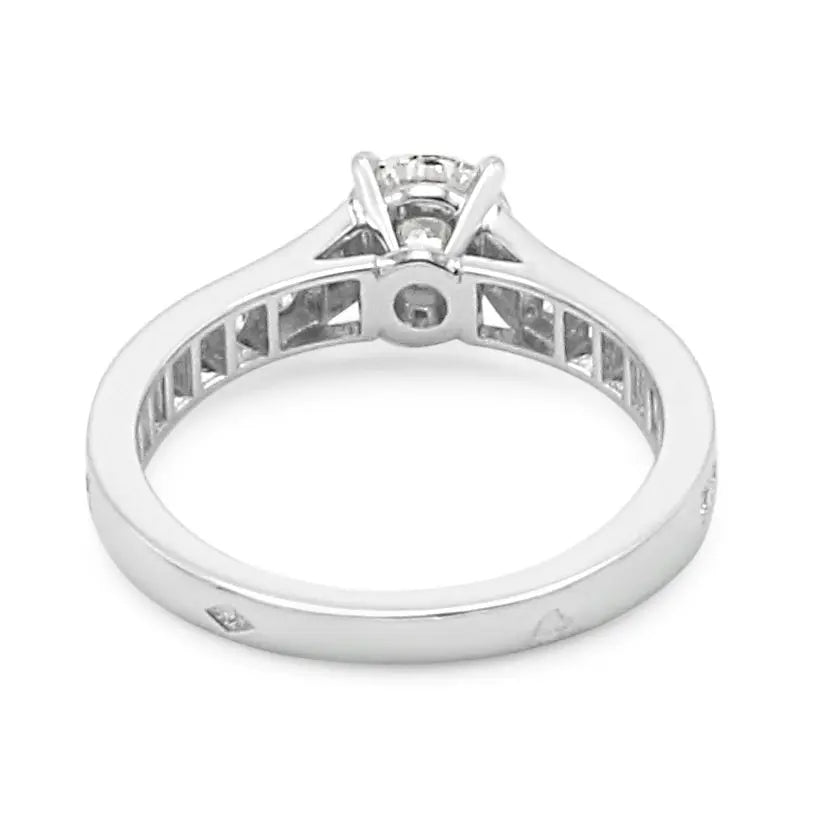 used Cartier GIA Certificated Solitaire Diamond Ring